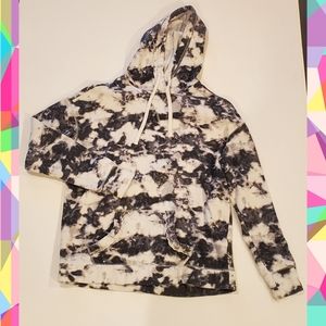 Hollister Black Splotch White Hoodie Size XS